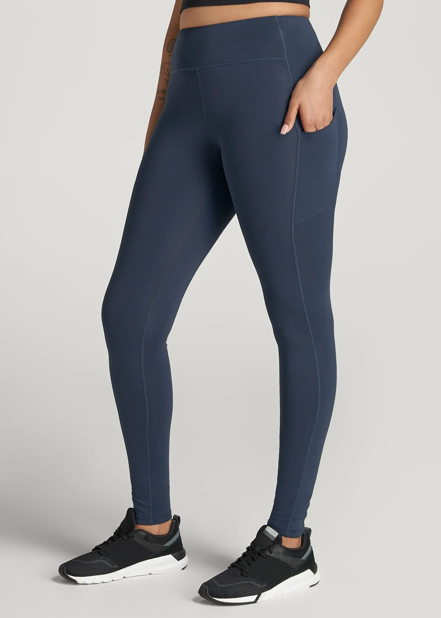 Active Leggings with Pockets for Tall Women