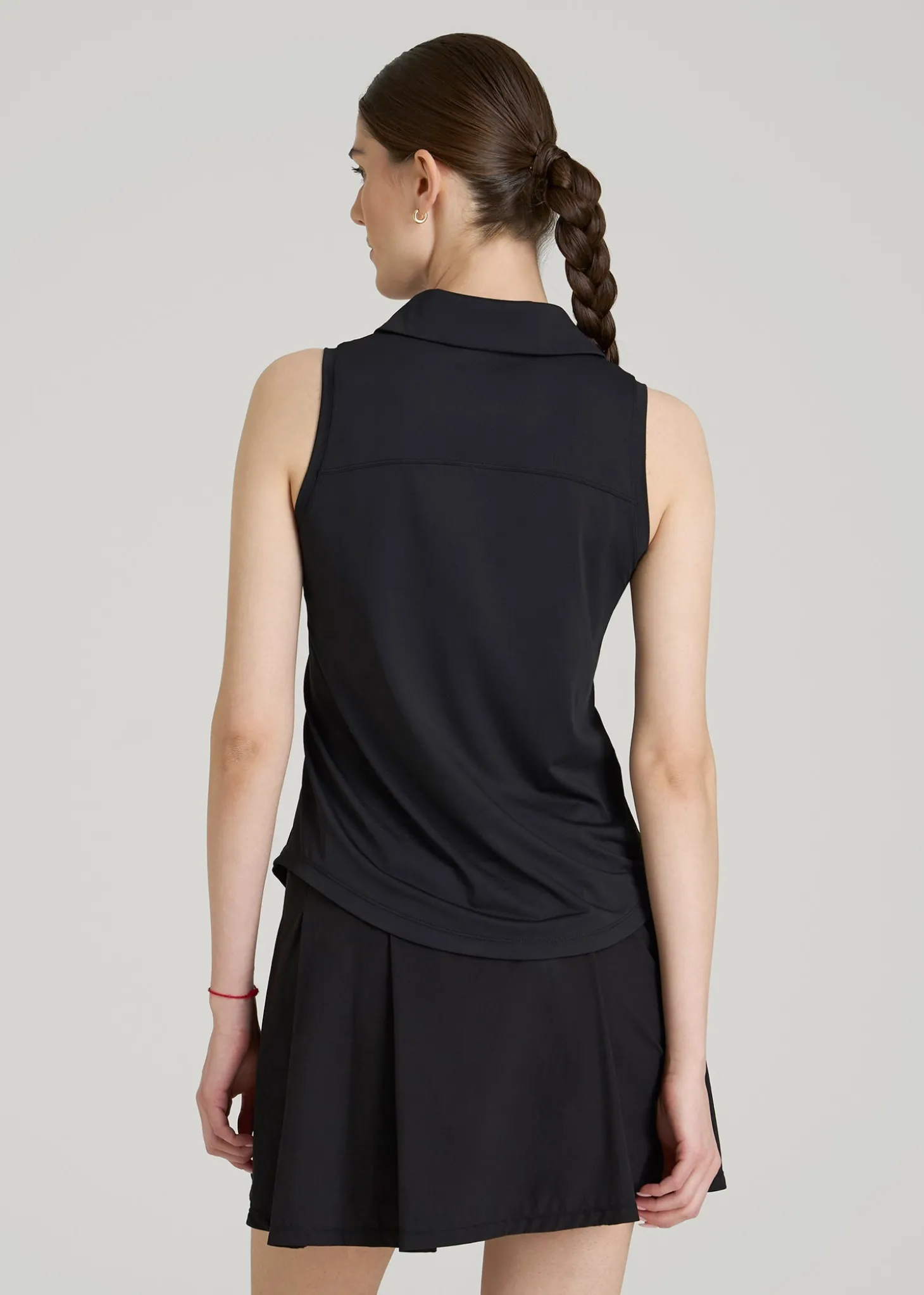 Active Sleeveless Polo Shirt for Tall Women