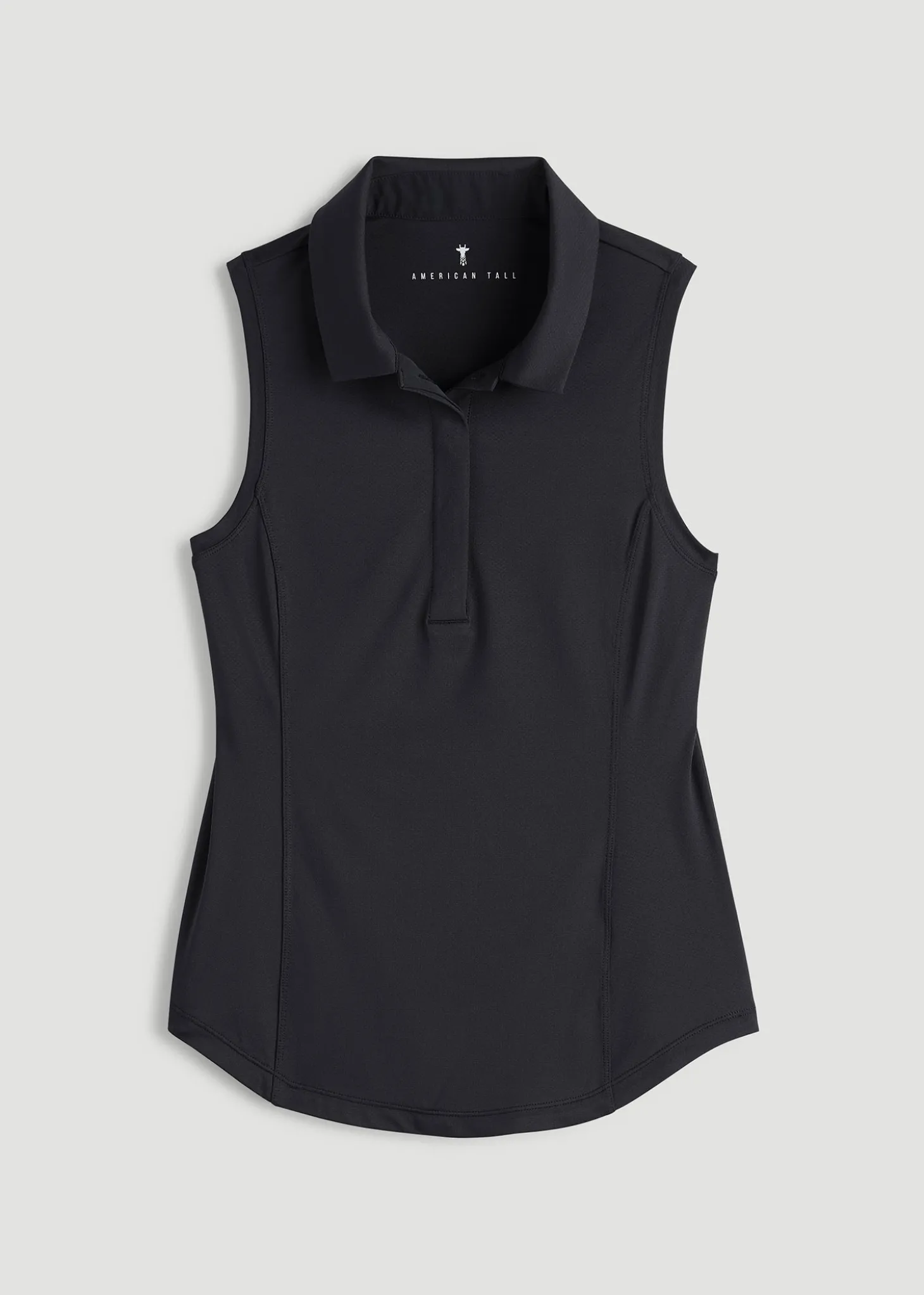 Active Sleeveless Polo Shirt for Tall Women