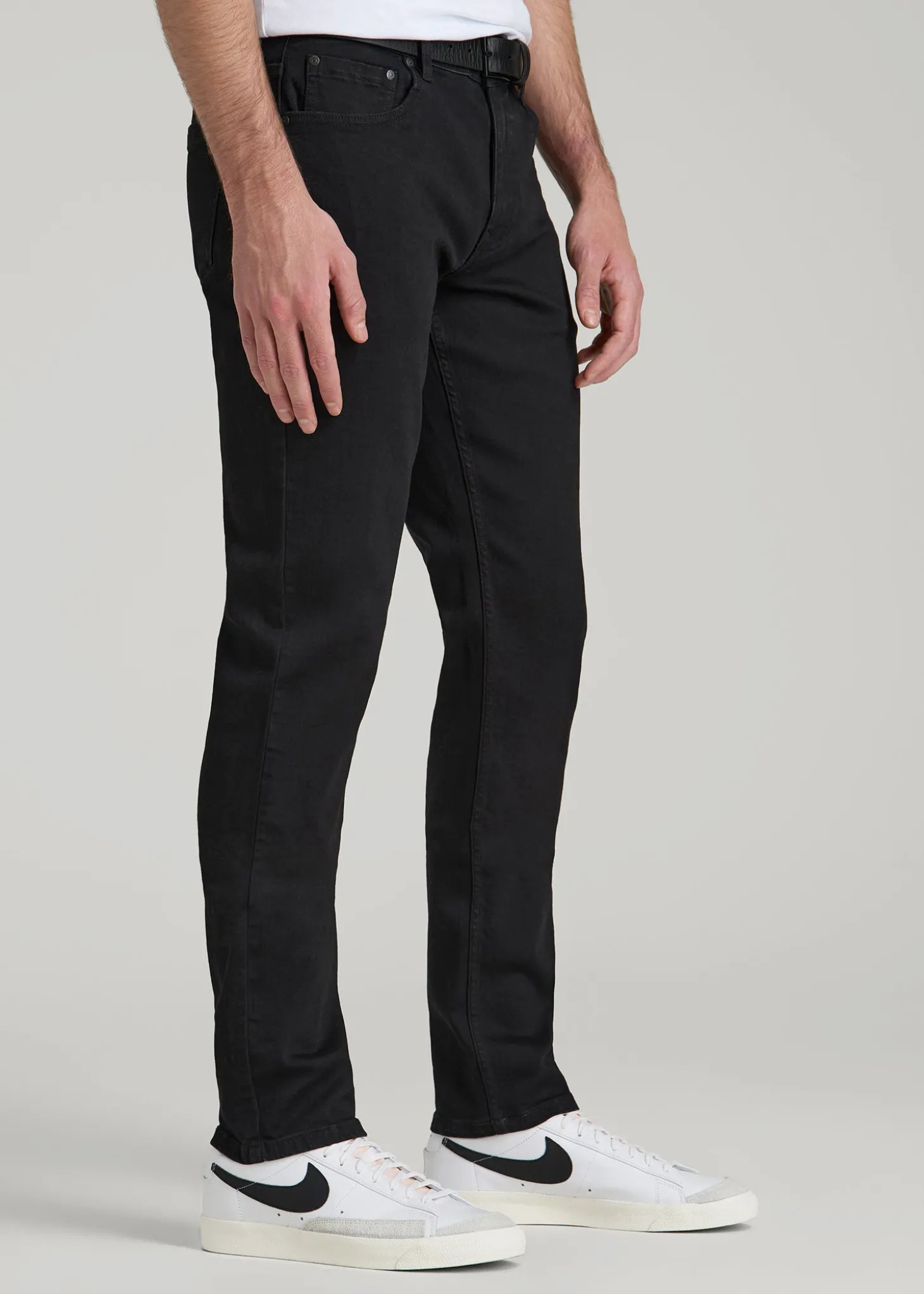 A.T. Basics Men's Carman Tapered fit Jeans for Tall Men