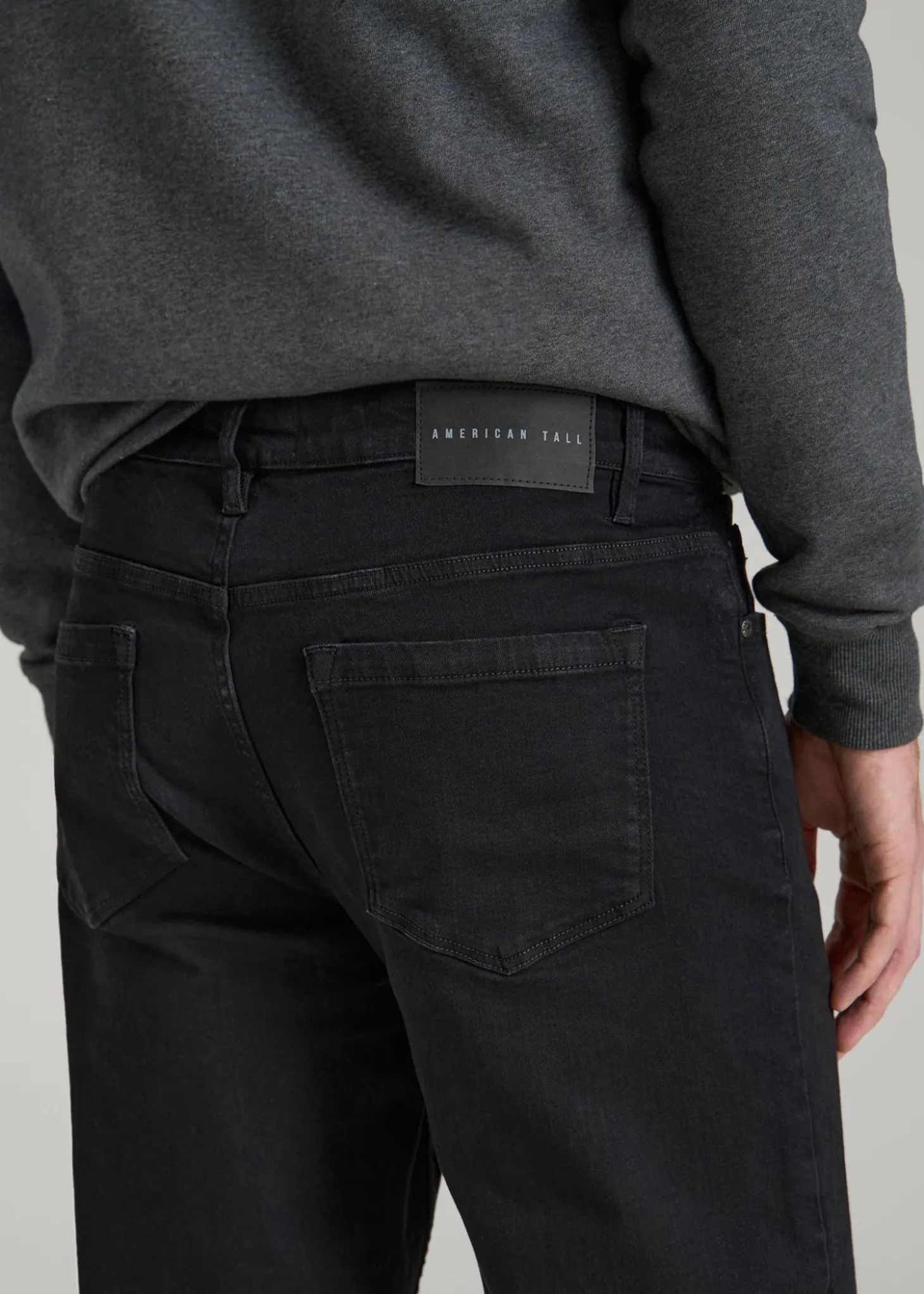 A.T. Basics Men's J1 Straight Fit Jeans for Tall Men
