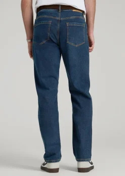 A.T. Basics Men's J1 Straight Fit Jeans for Tall Men