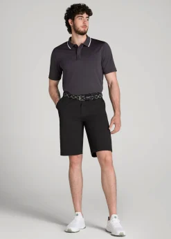 A.T. Performance Tipped Golf Polo for Tall Men