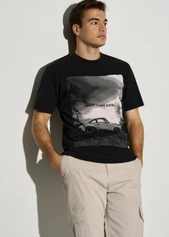 Auto Graphic Tee for Tall Men