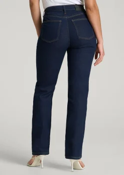 Avery Curve High-Rise Straight Leg Jeans for Tall Women