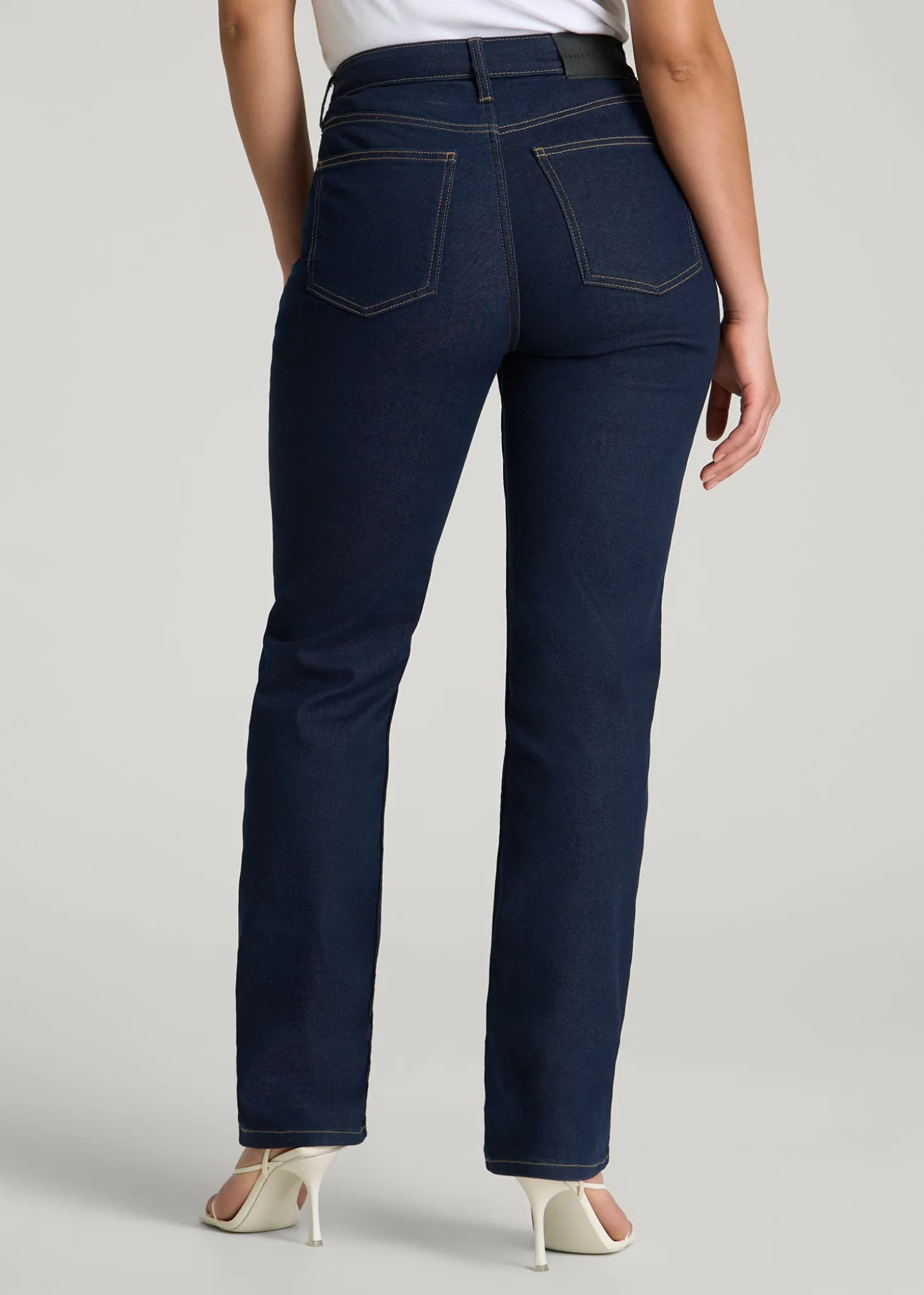 Avery Curve High-Rise Straight Leg Jeans for Tall Women
