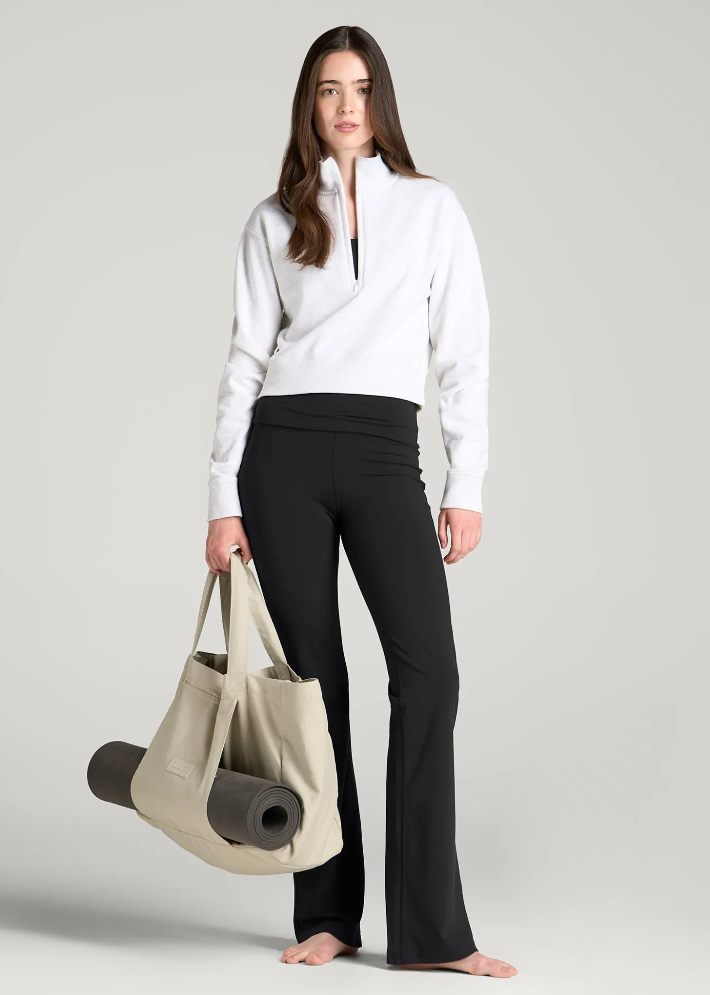 Balance Fold-over Flare Legging for Tall Women