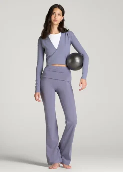 Balance Fold-over Flare Legging for Tall Women