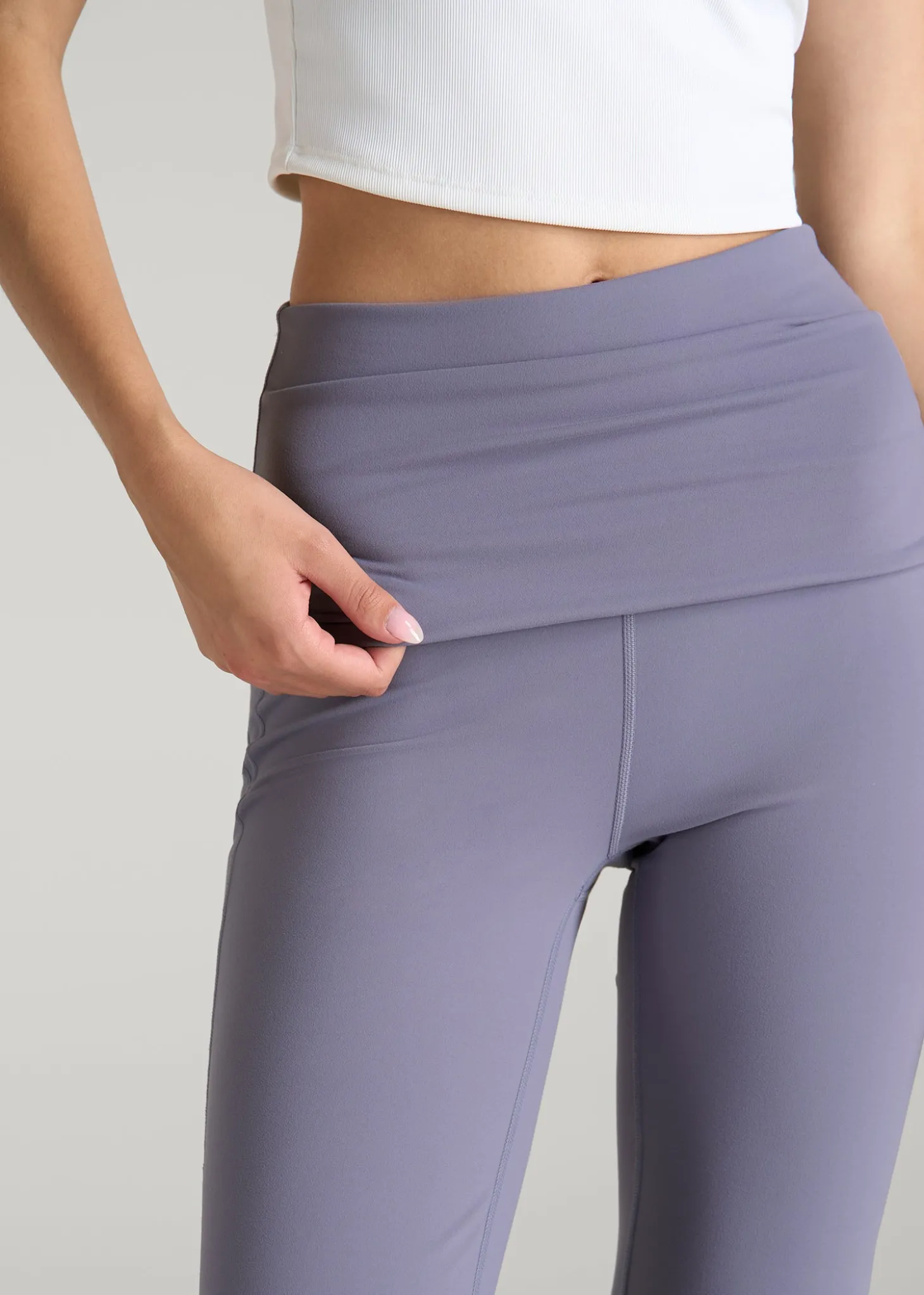 Balance Fold-over Flare Legging for Tall Women