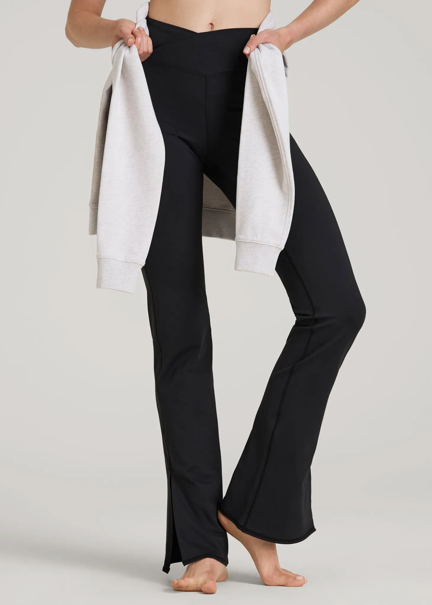 Balance Split Flare Pants for Tall Women
