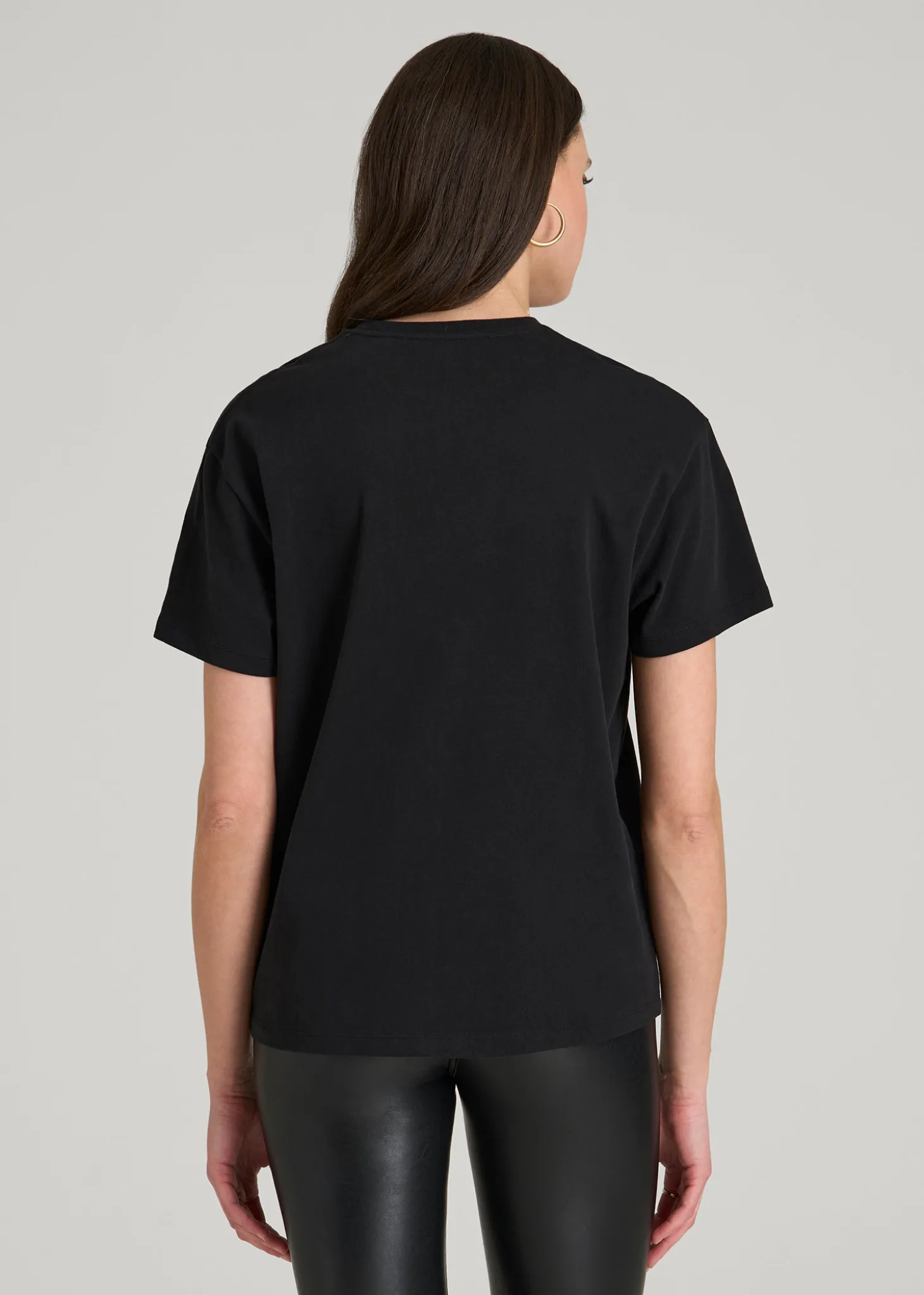 Black Cherry Lips Graphic Tee for Tall Women