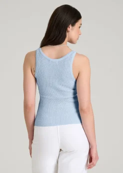 Boucle Knit Tank for Tall Women
