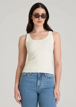 Boucle Knit Tank for Tall Women