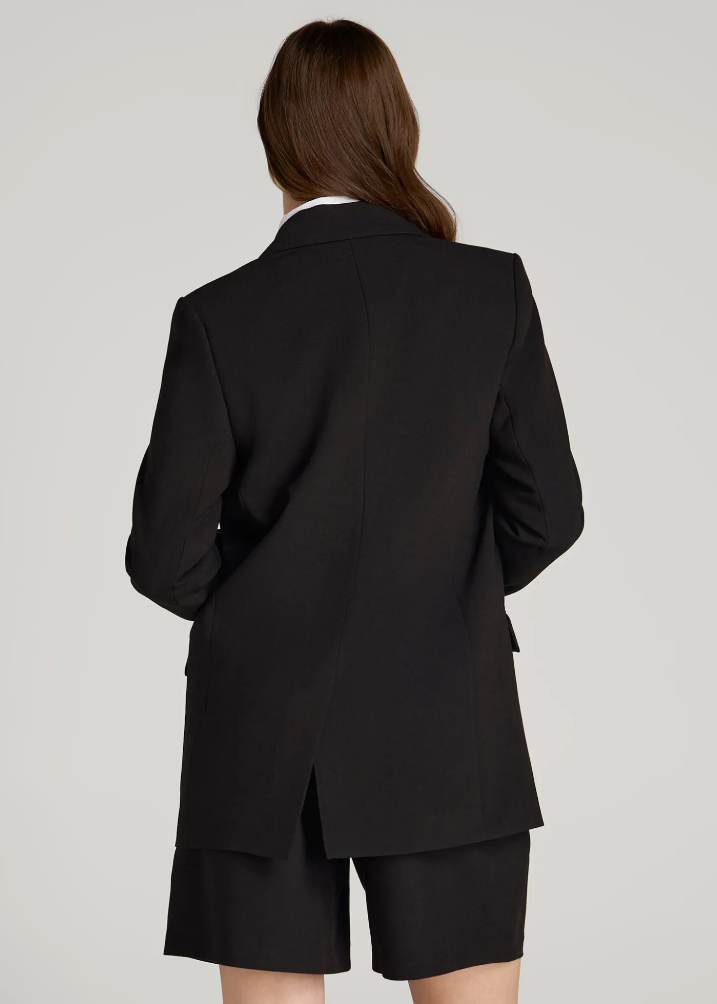 Boyfriend Fit Single-Button Blazer for Tall Women