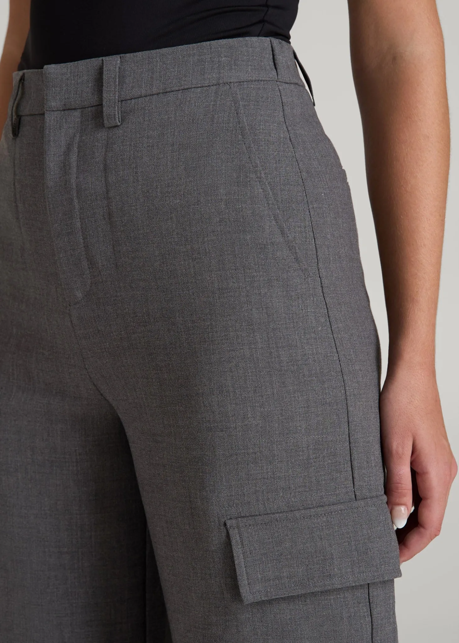 Cargo Wide Leg Dress Pants for Tall Women