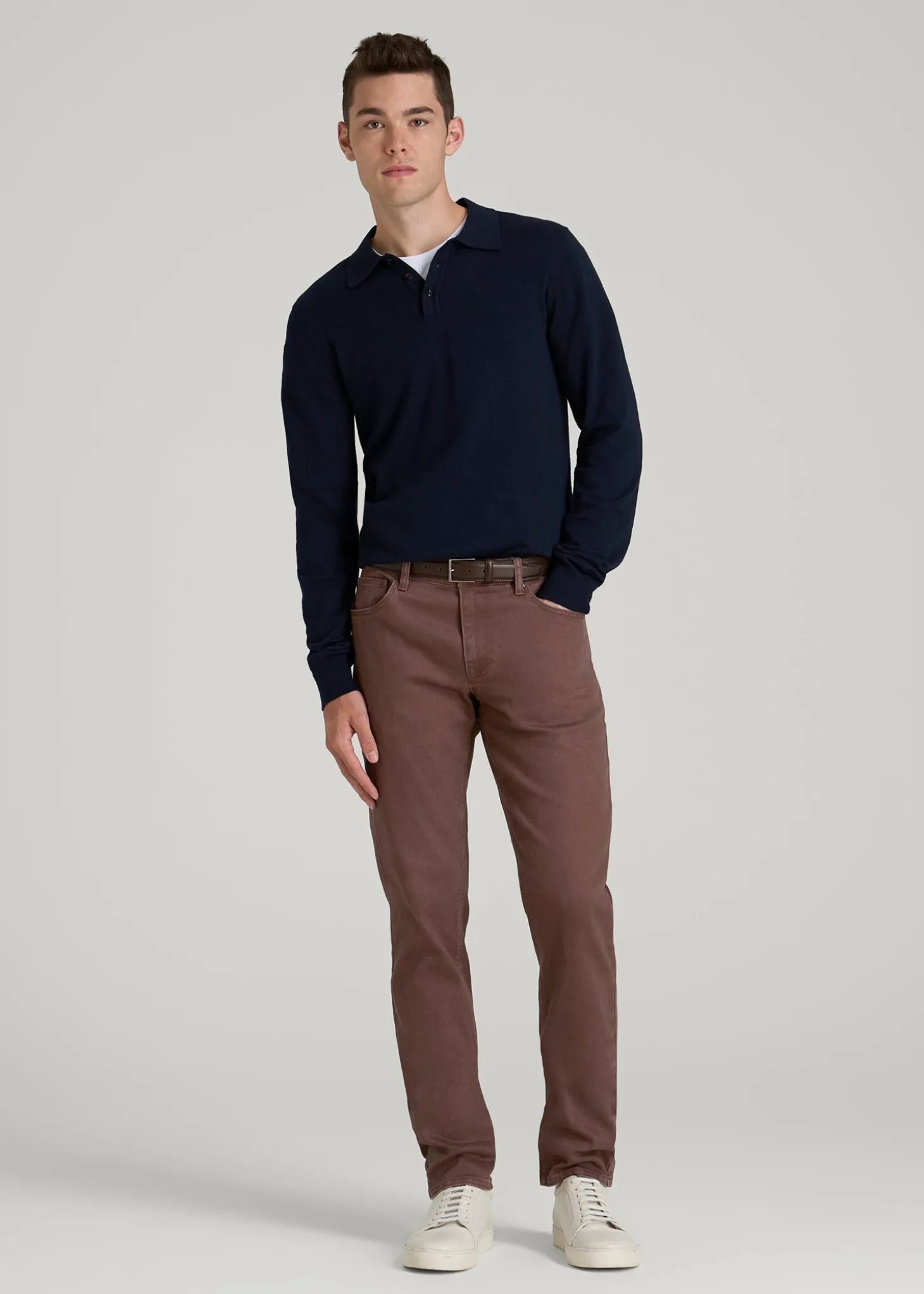 Carman Tapered Fit Colored Jeans for Tall Men