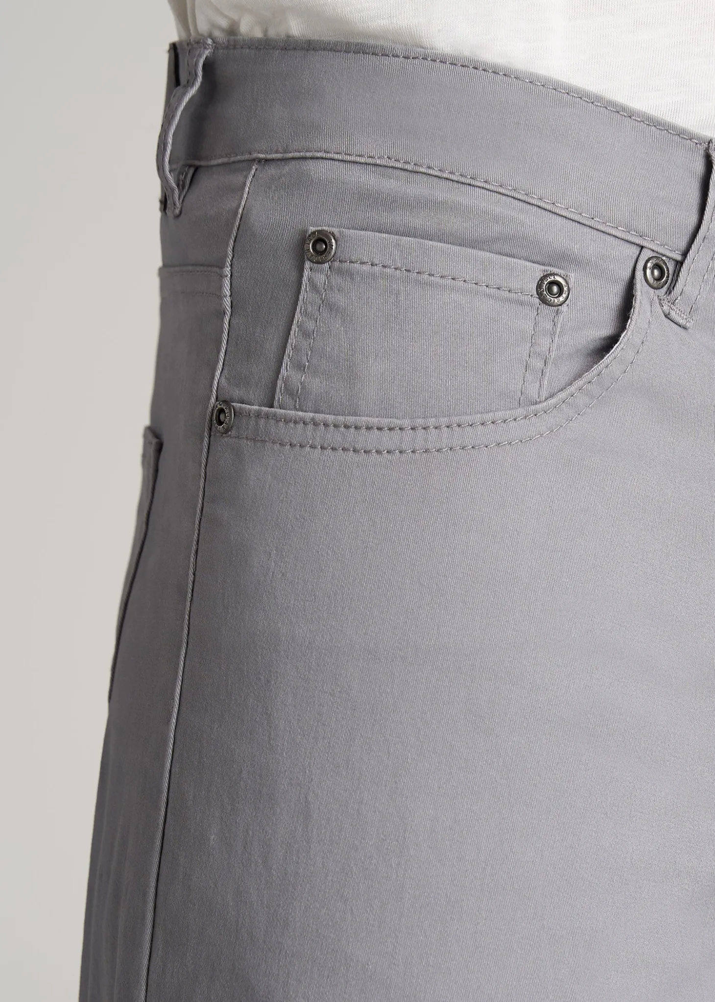 Carman TAPERED Fit Five Pocket Pants for Tall Men