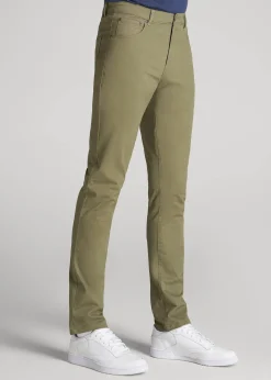 Carman TAPERED Fit Five Pocket Pants for Tall Men