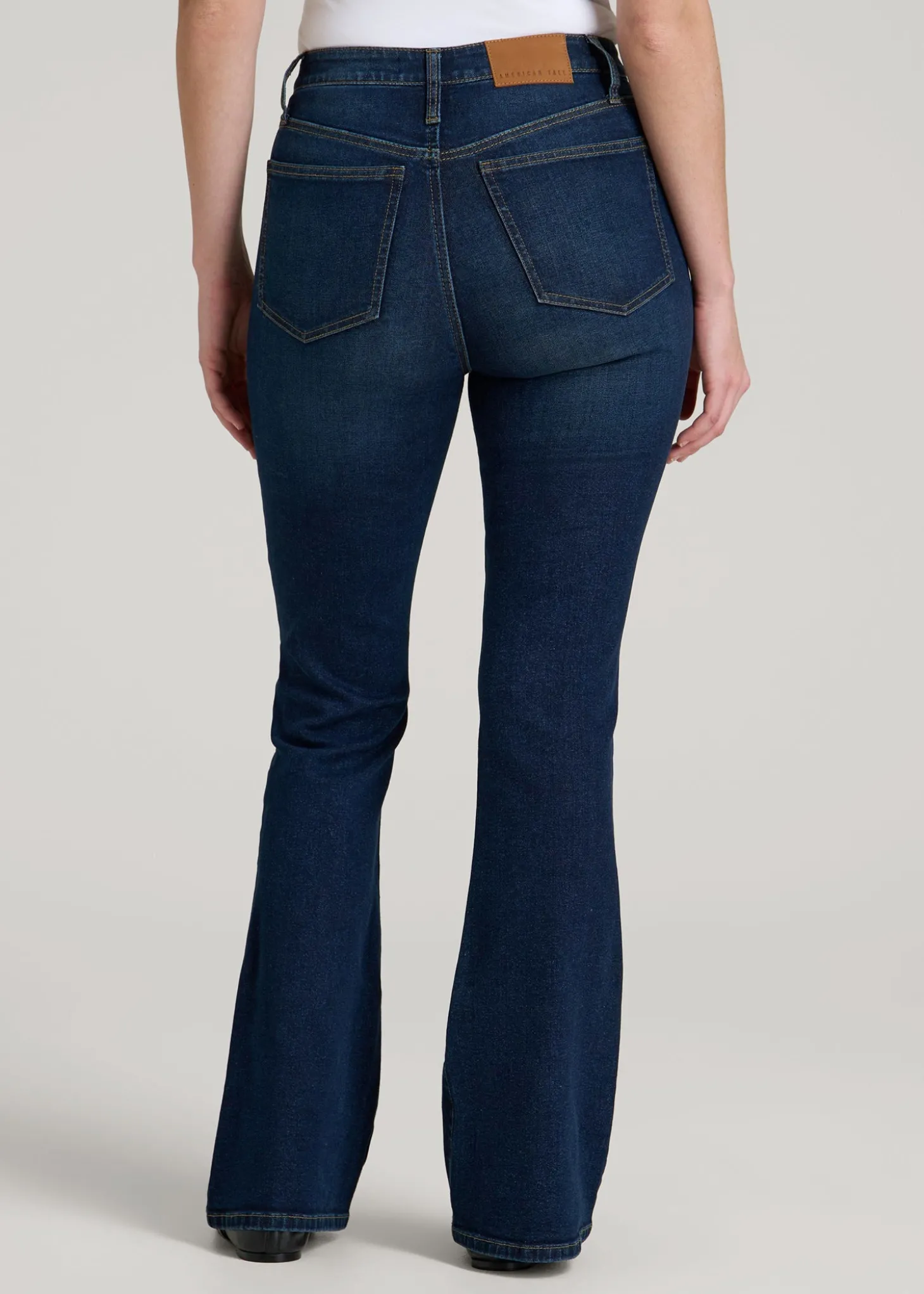 Chloe High Rise Flare Jeans for Tall Women