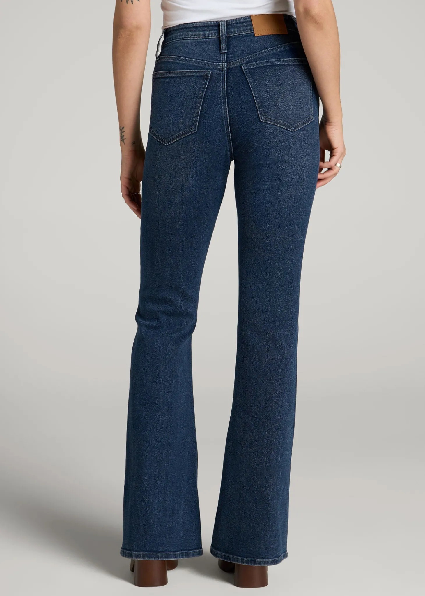 Chloe High Rise Flare Jeans for Tall Women