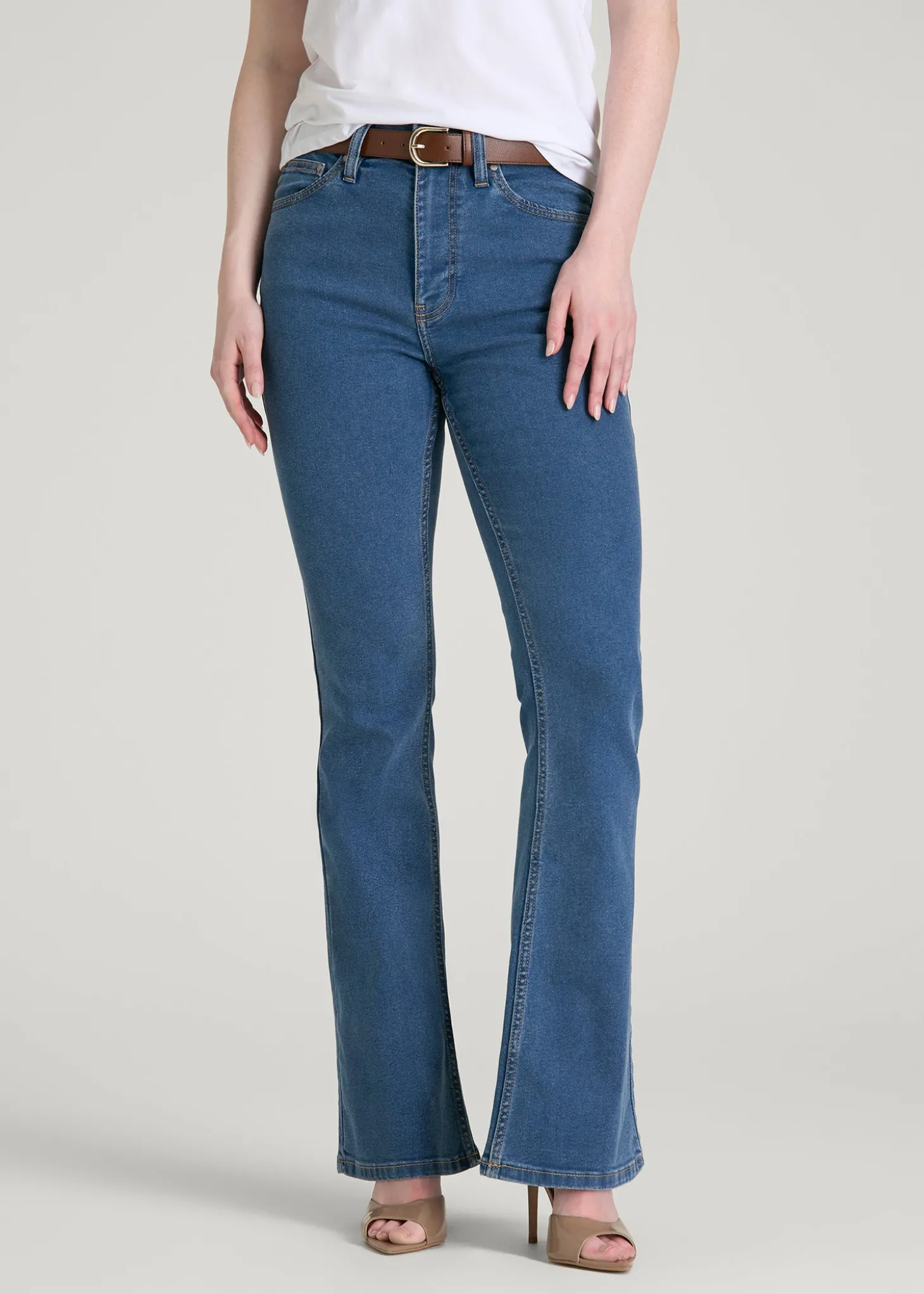 Chloe High Rise Flare Jeans for Tall Women