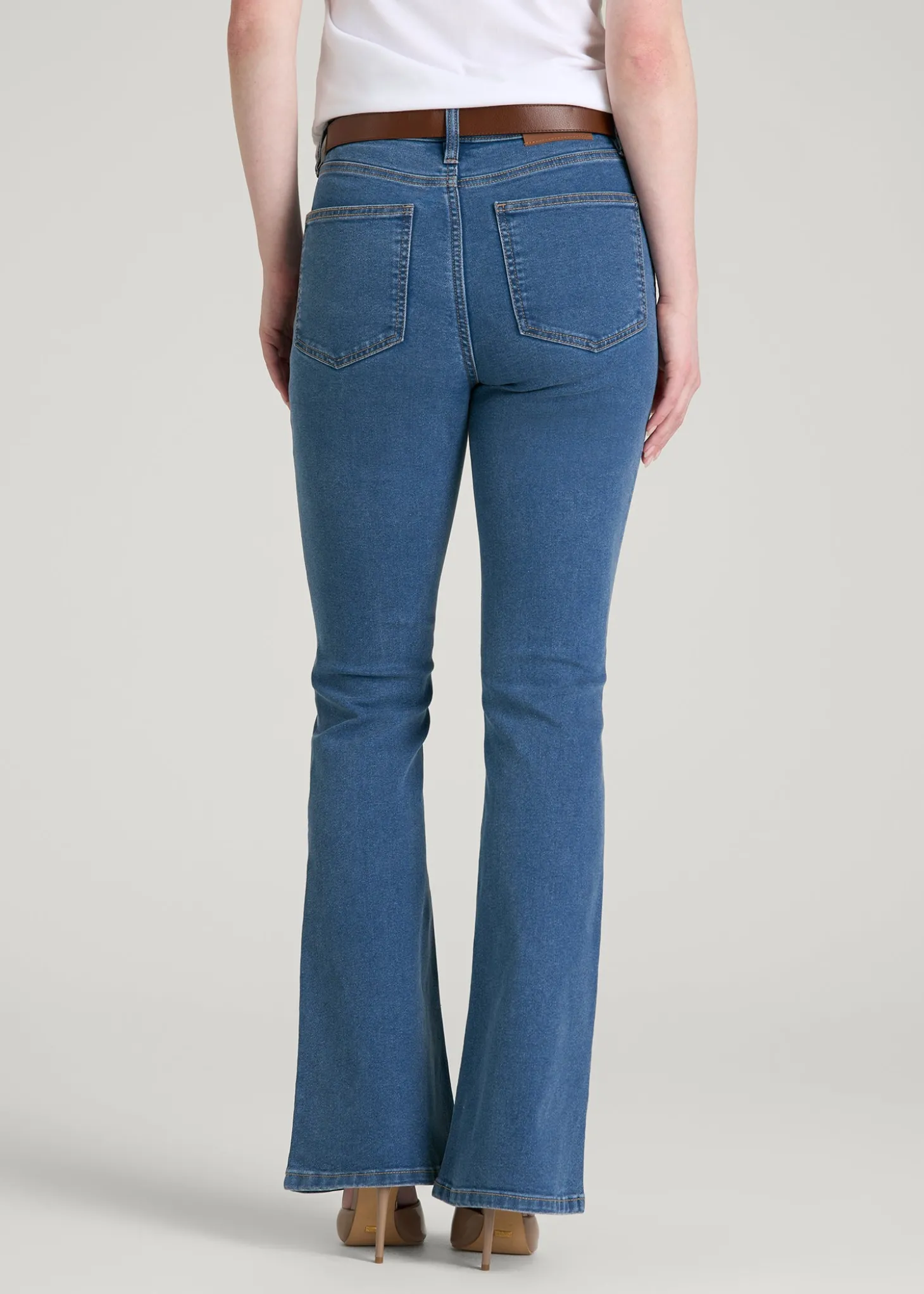Chloe High Rise Flare Jeans for Tall Women