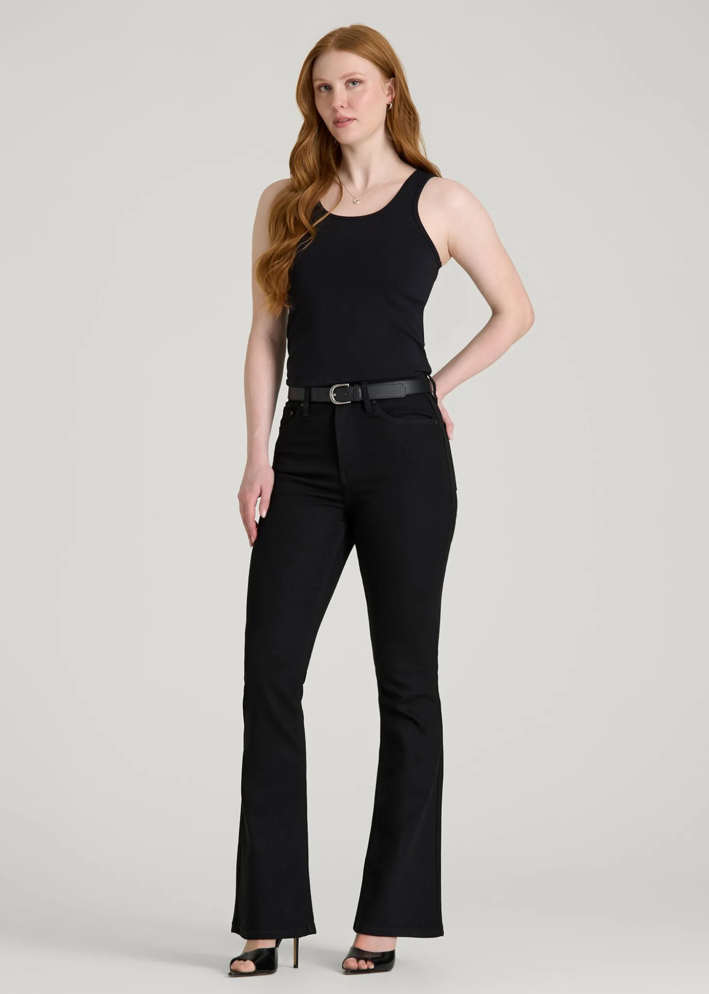 Chloe High Rise Flare Jeans for Tall Women