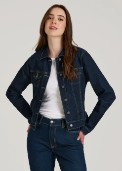 Classic Denim Jacket for Tall Women