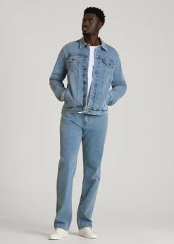 Classic Denim Jacket for Tall Men