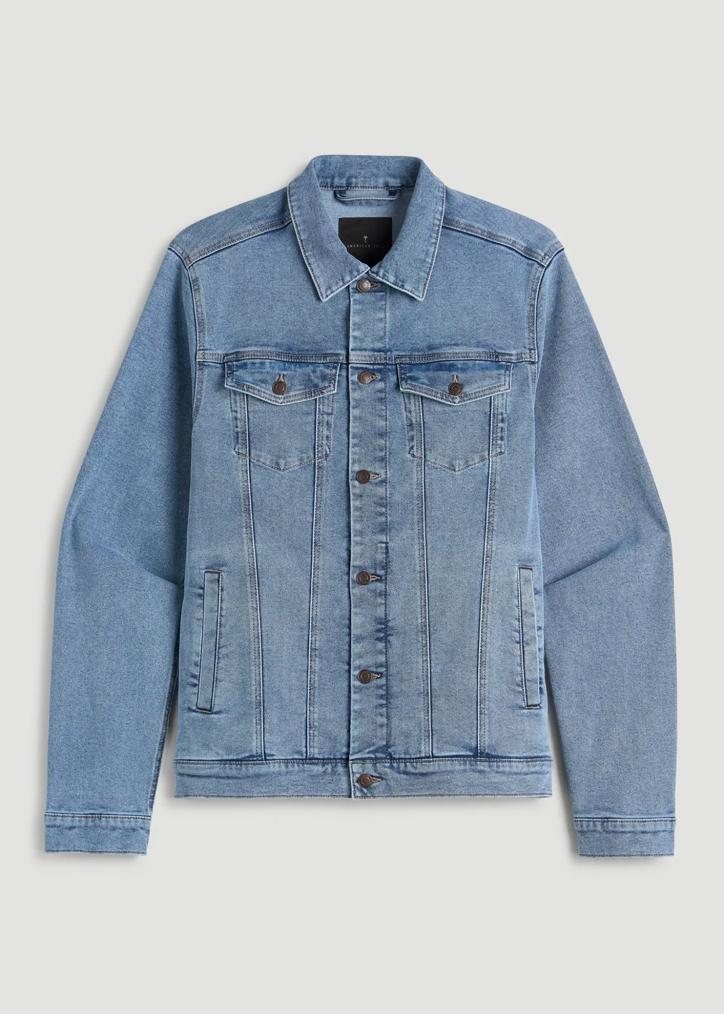 Classic Denim Jacket for Tall Men