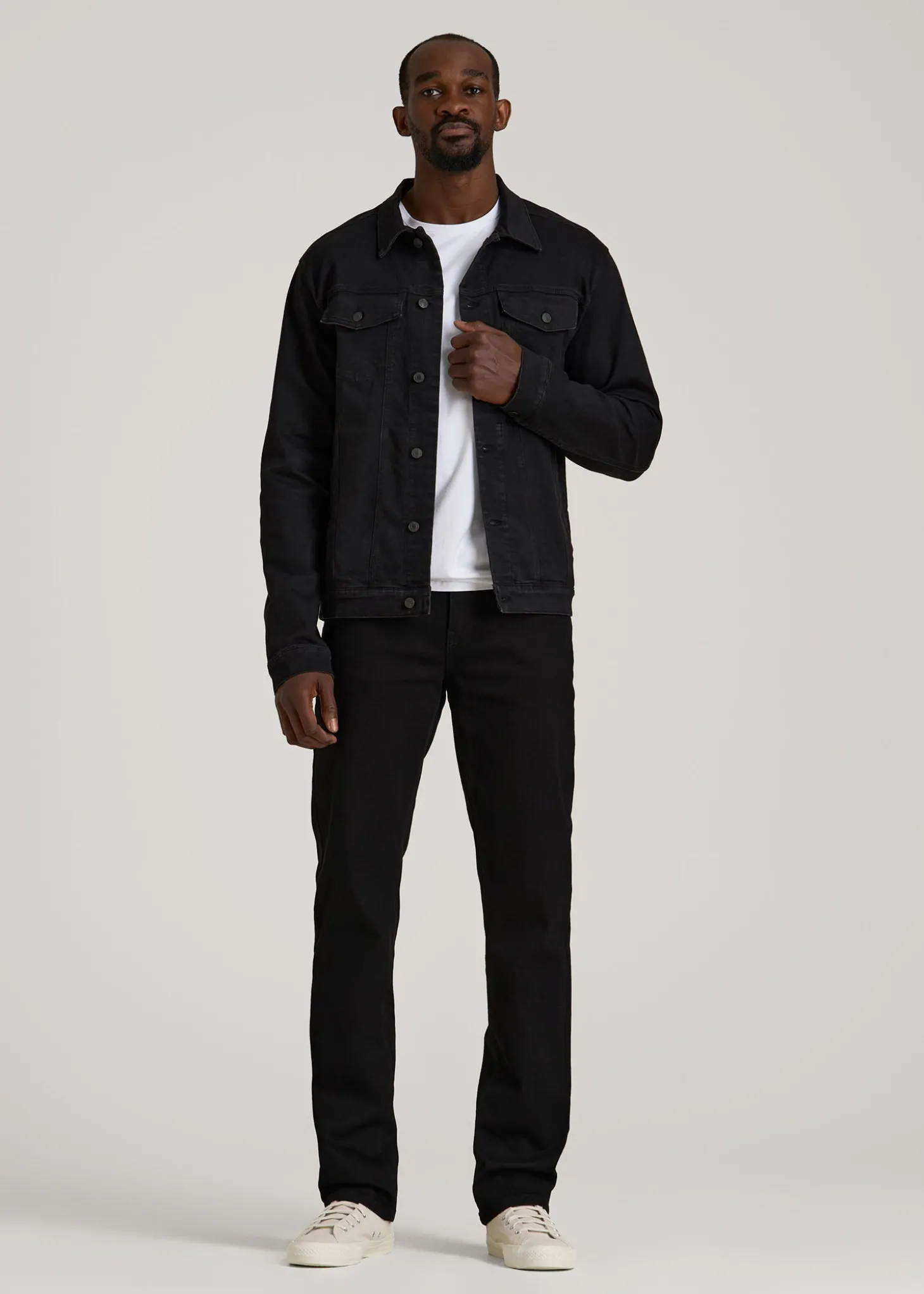 Classic Denim Jacket for Tall Men