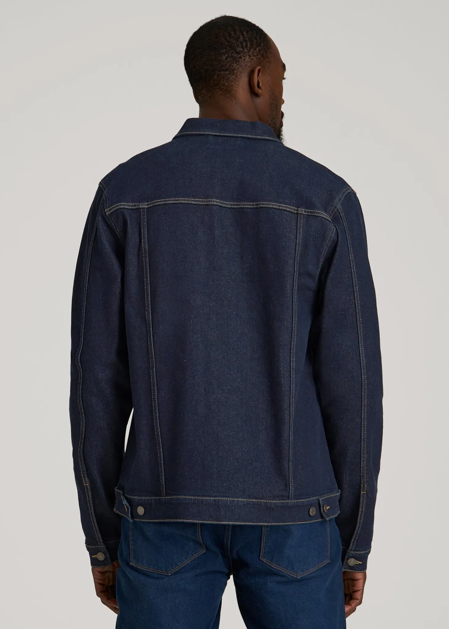Classic Denim Jacket for Tall Men