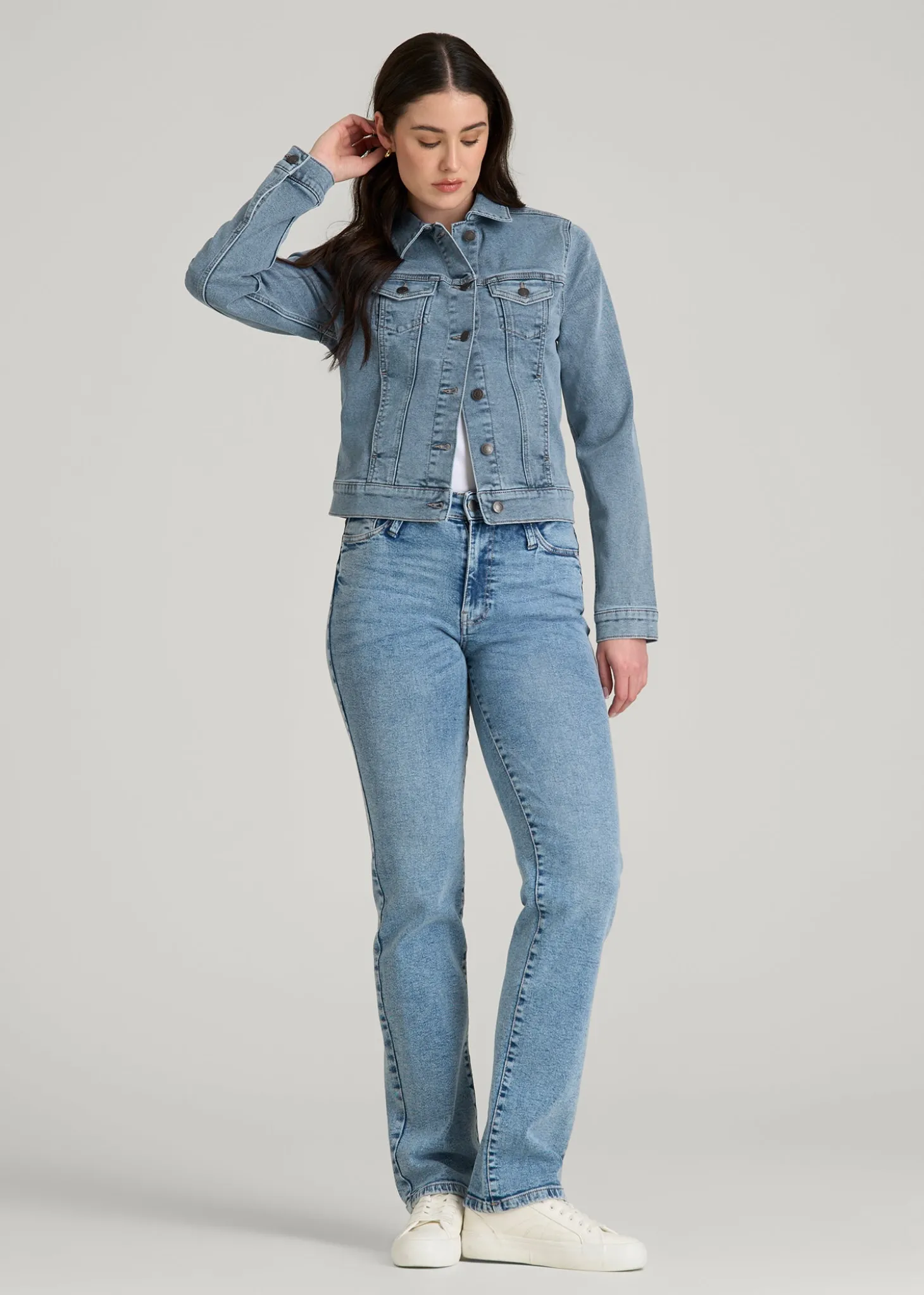 Classic Denim Jacket for Tall Women
