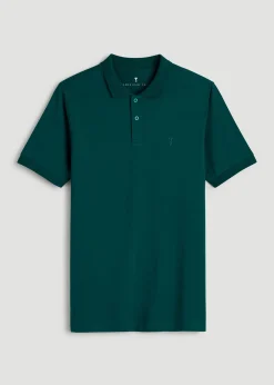 Classic Polo with Embroidered Logo for Tall Men