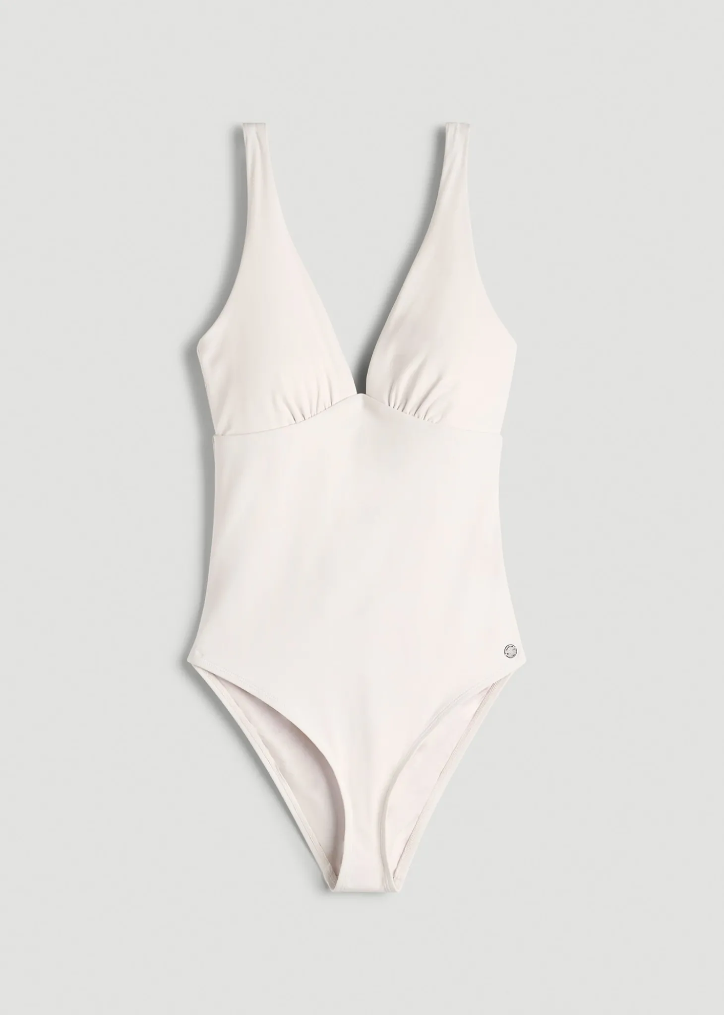 Classic V-Neck One Piece Swimsuit for Tall Women