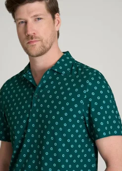 Coastal Perforated Polo for Tall Men