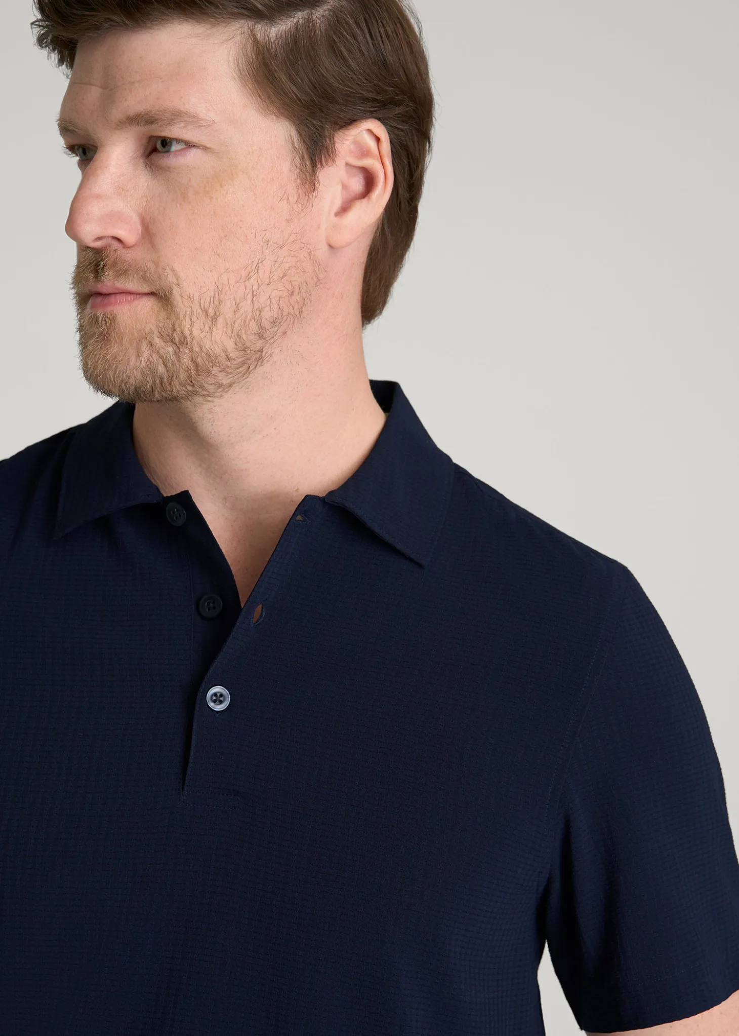 Coastal Perforated Polo for Tall Men