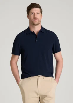 Coastal Perforated Polo for Tall Men