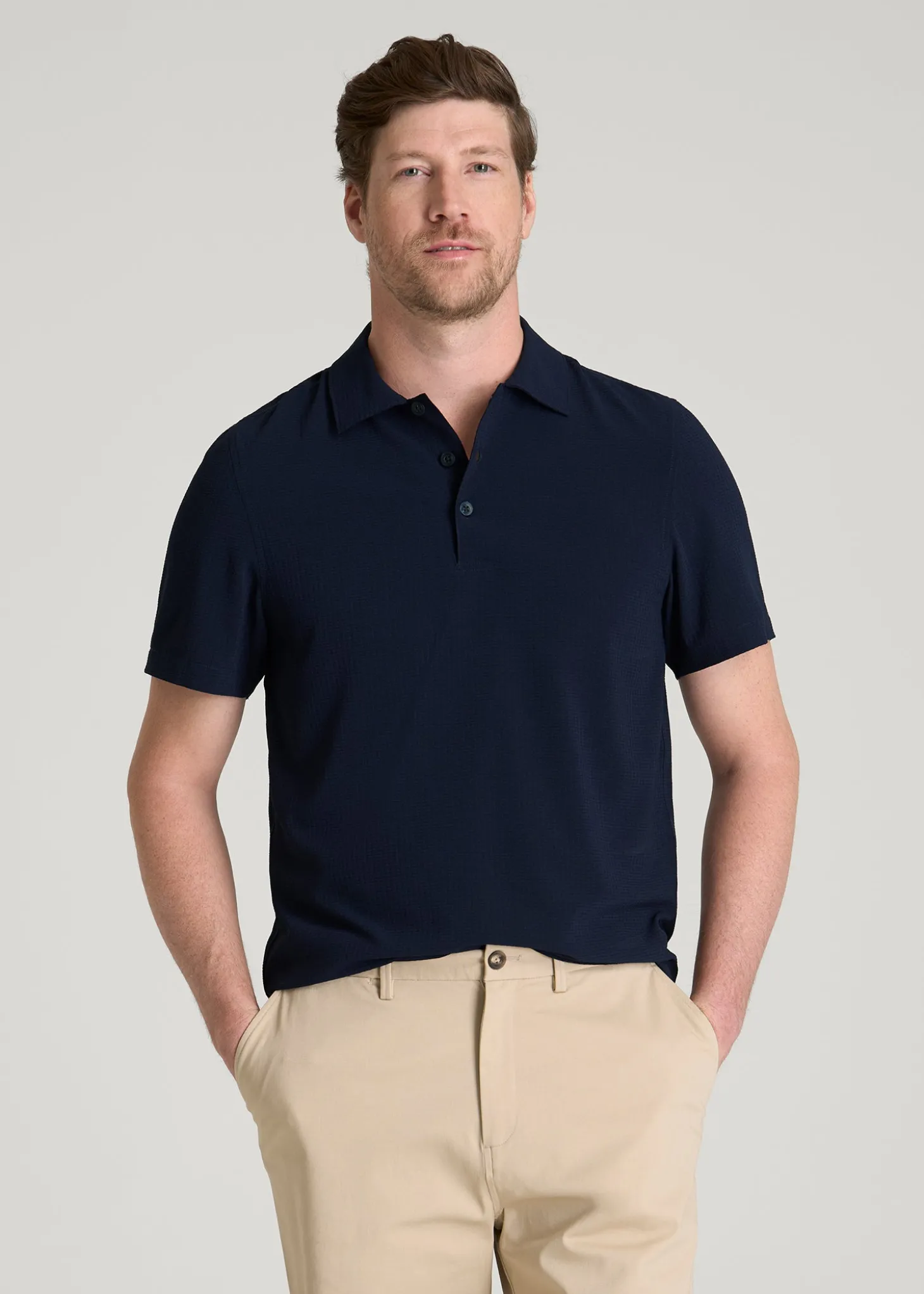 Coastal Perforated Polo for Tall Men