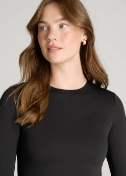Contour Jersey Long Sleeve Crewneck for Tall Women