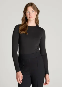 Contour Jersey Long Sleeve Crewneck for Tall Women