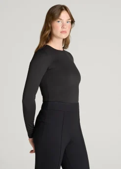 Contour Jersey Long Sleeve Crewneck for Tall Women