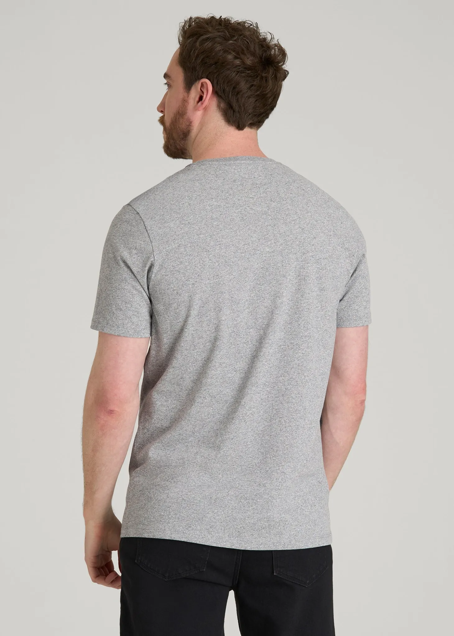 Core Cotton Crewneck Tee for Tall Men