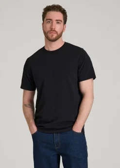 Core Cotton Crewneck Tee for Tall Men