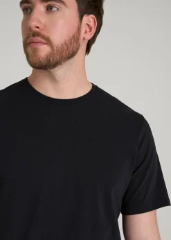 Core Cotton Crewneck Tee for Tall Men