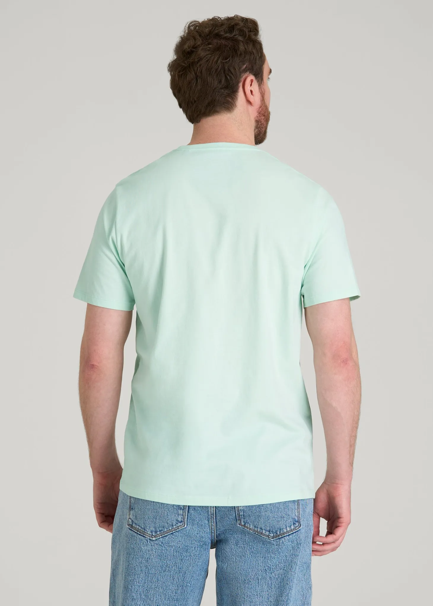 Core Cotton Crewneck Tee for Tall Men