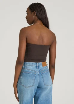 Cotton Blend Tube Top for Tall Women
