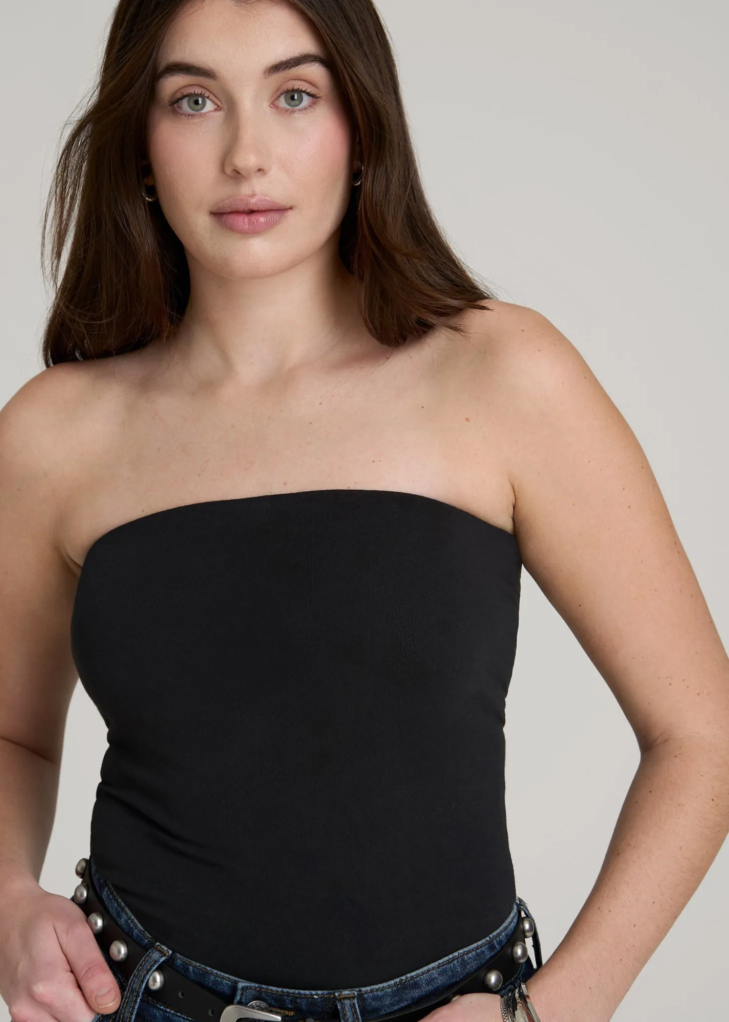 Cotton Tube Top for Tall Women