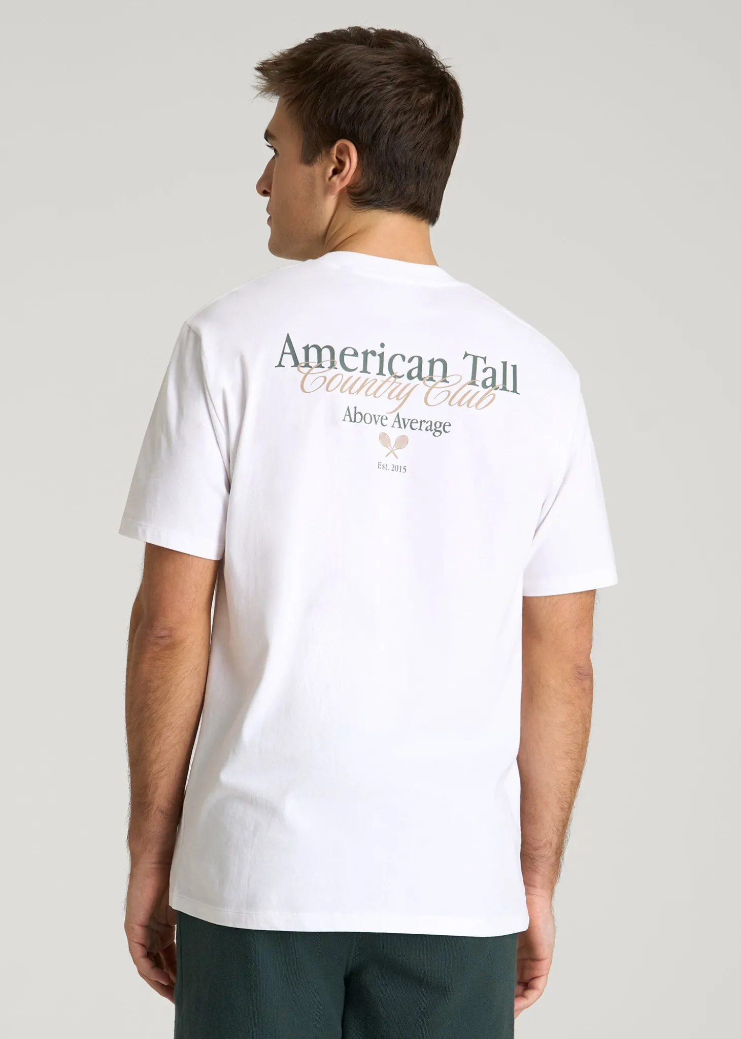 Country Club Graphic Tee for Tall Men