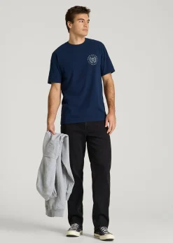 Crest Graphic Tee for Tall Men
